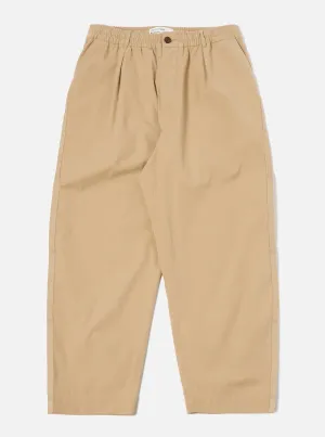 Universal Works Oxford Pant in Dark Sand Summer Canvas