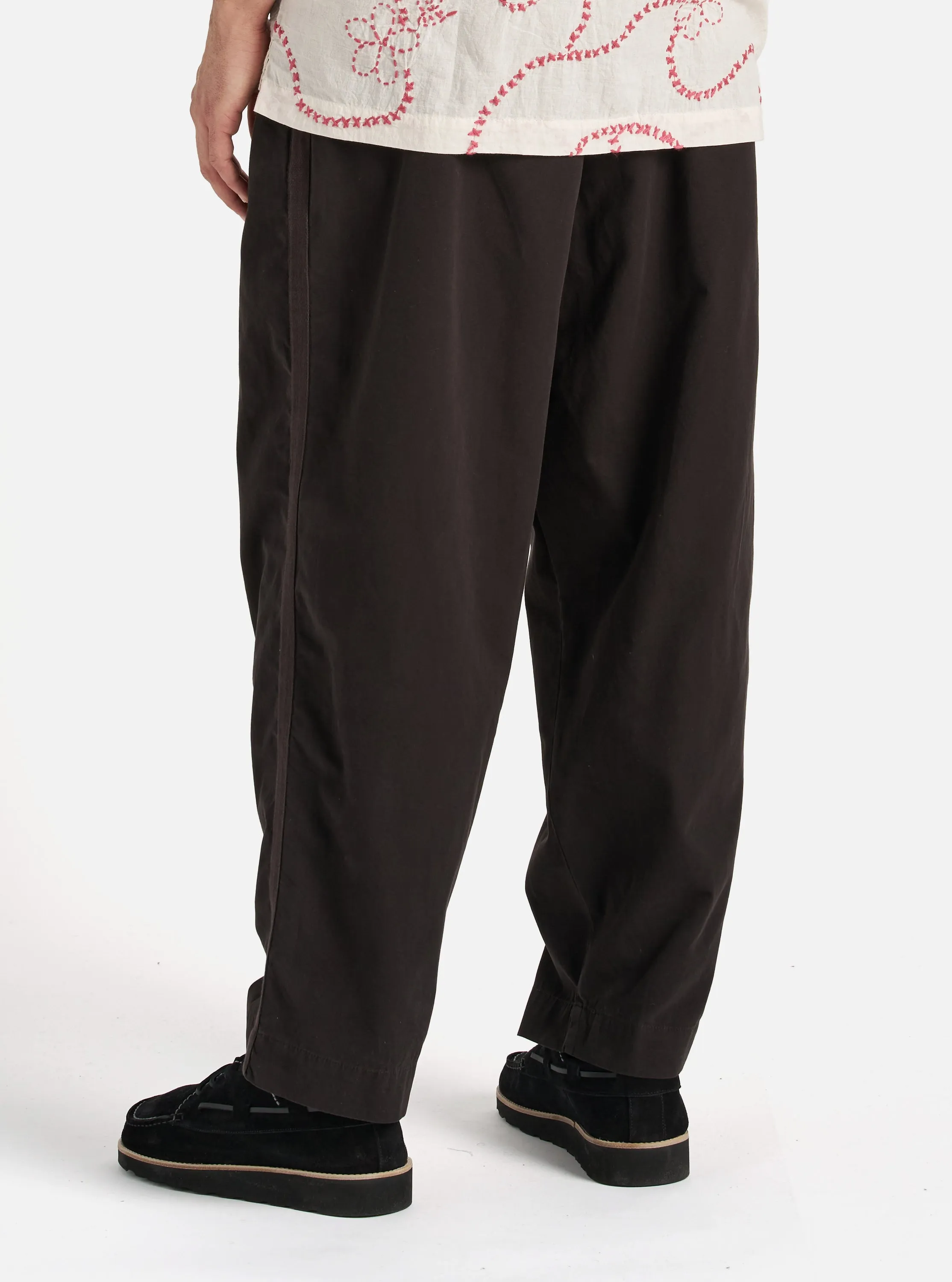 Universal Works Oxford Pant in Licorice Summer Canvas