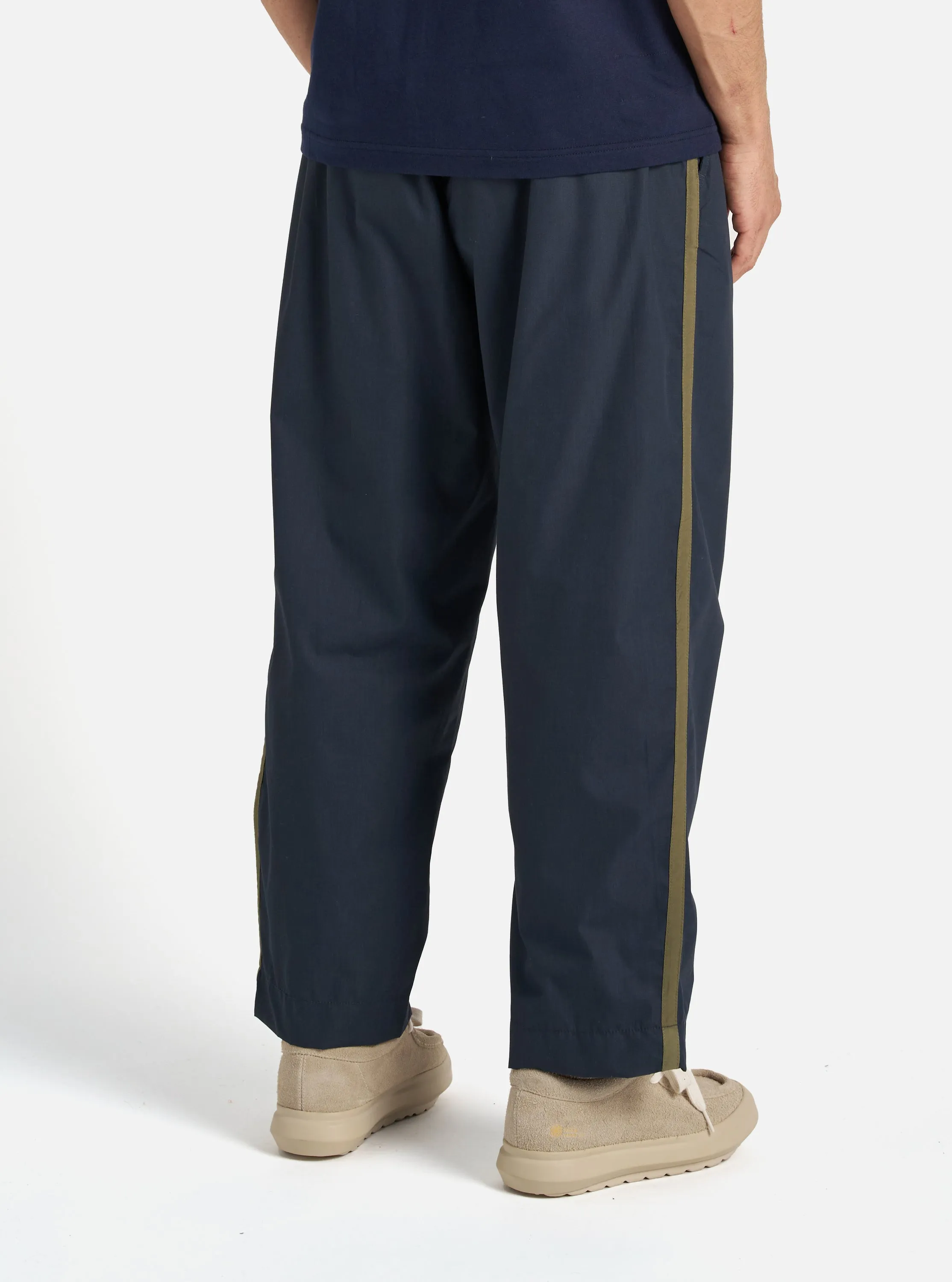 Universal Works Oxford Pant in Navy Recycled Polytech