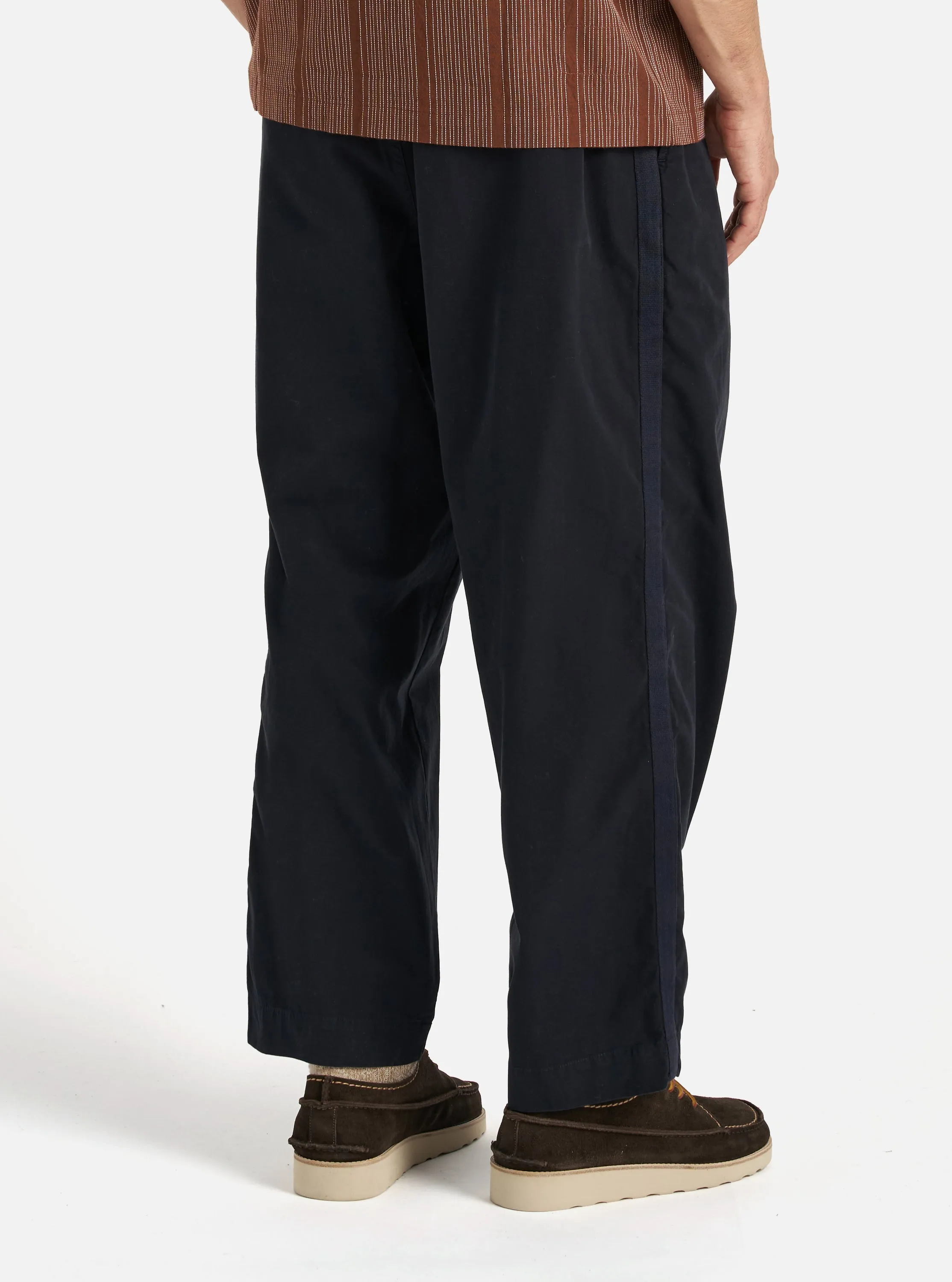 Universal Works Oxford Pant in Navy Summer Canvas