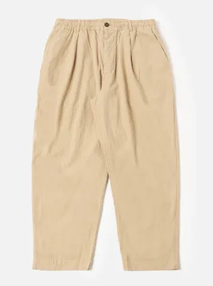 Universal Works Oxford Pant in Sand Seersucker II