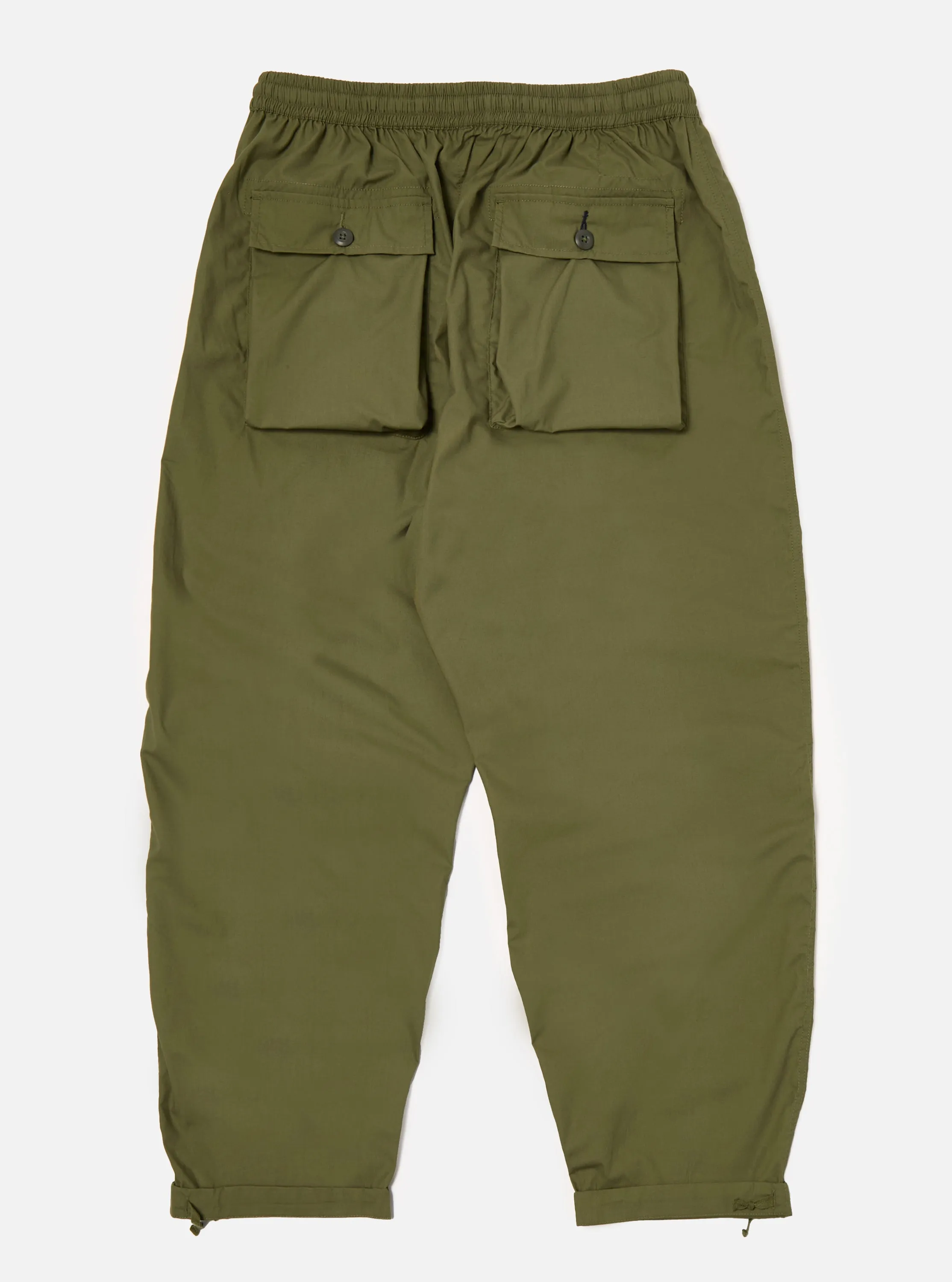 Universal Works Parachute Pant in Olive Recycled Polytech