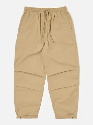 Universal Works Parachute Pant in Sand Recycled Polytech