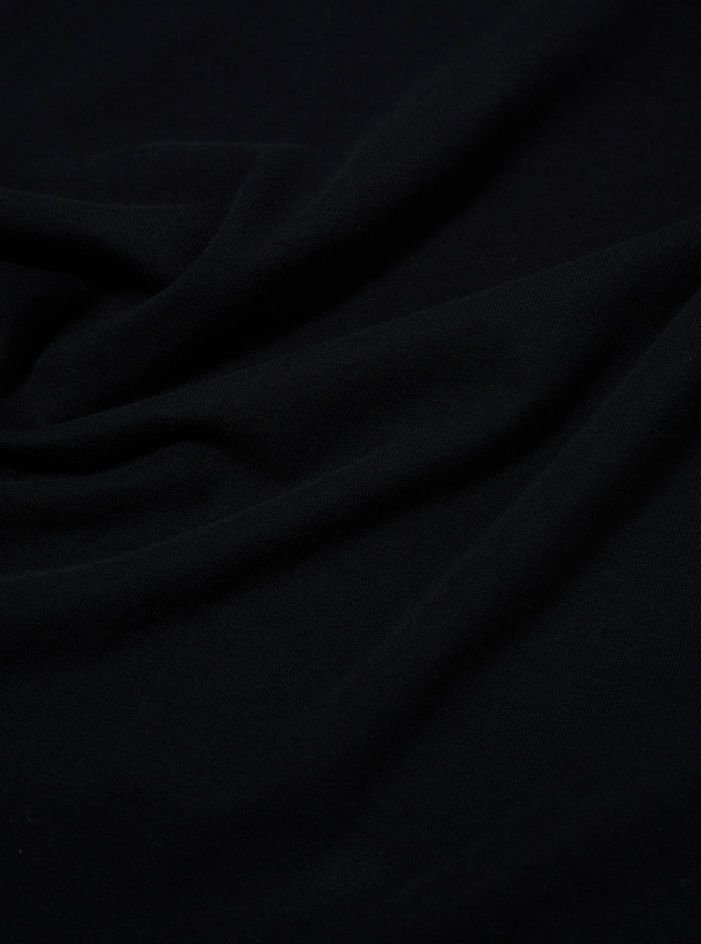 Universal Works Print Pocket Tee in Black Organic Jersey