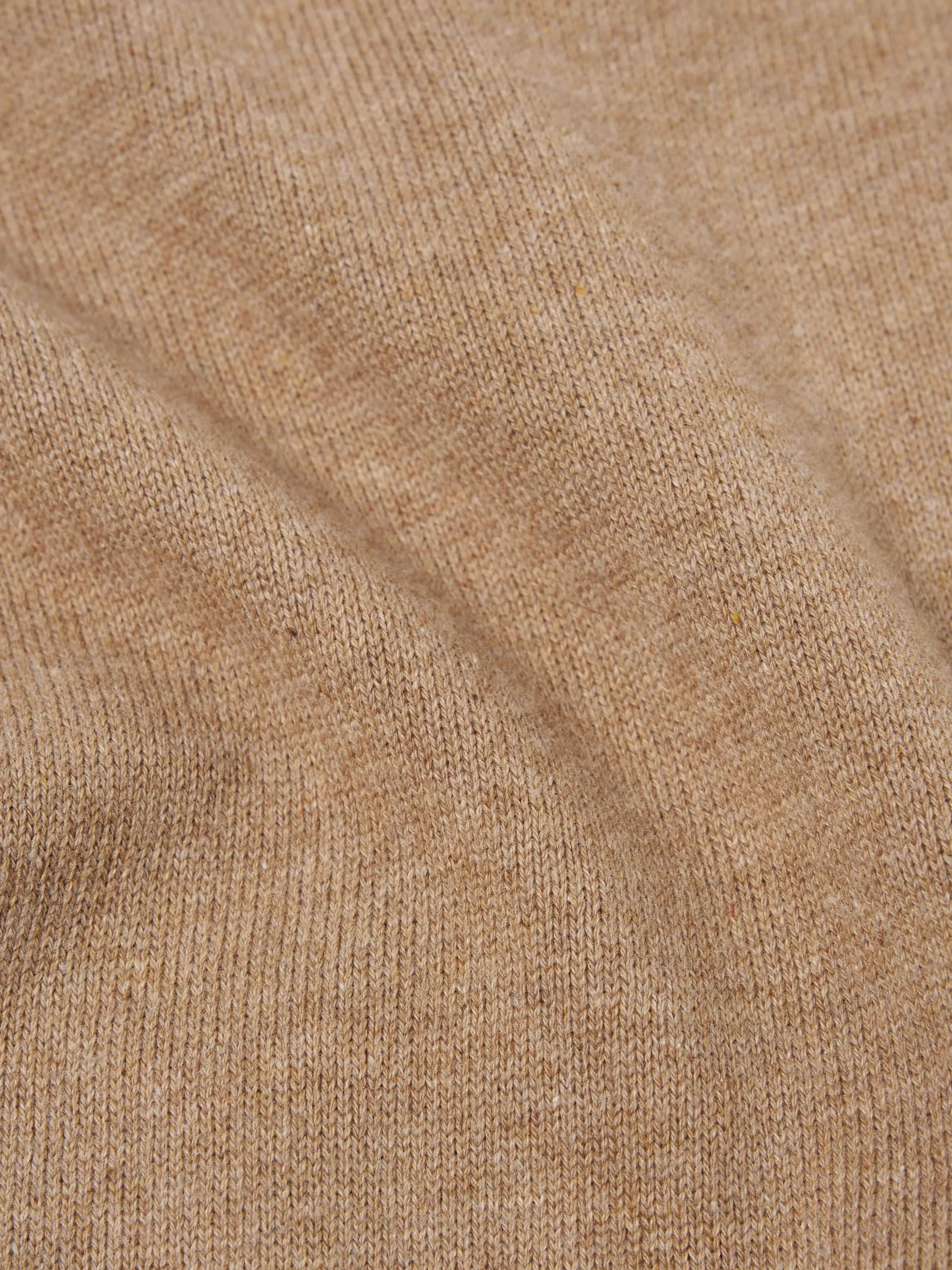 Universal Works Pullover Knit Shirt in Sand Cotton Knit