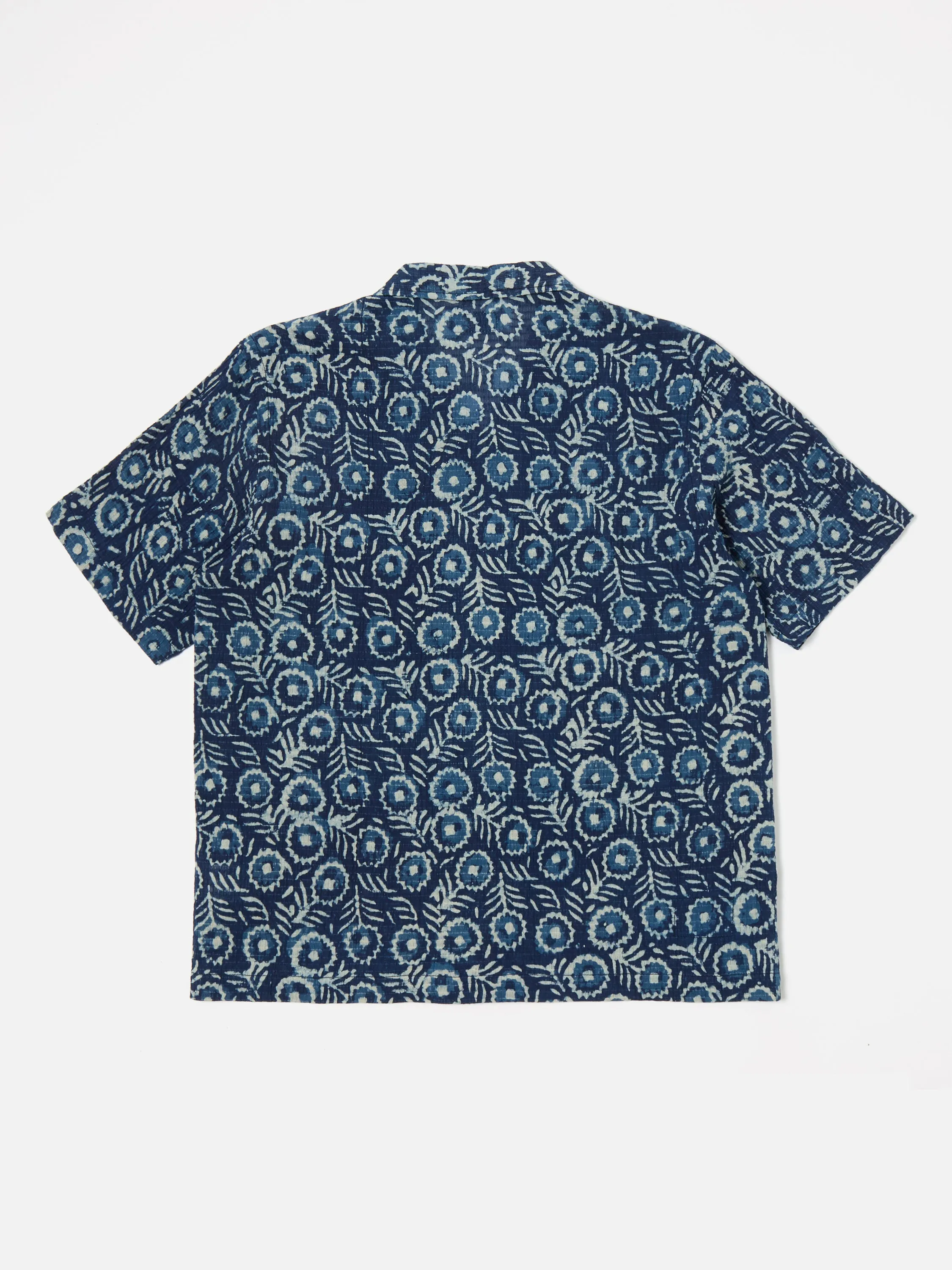 Universal Works Road Shirt in Indigo Winston Ripstop