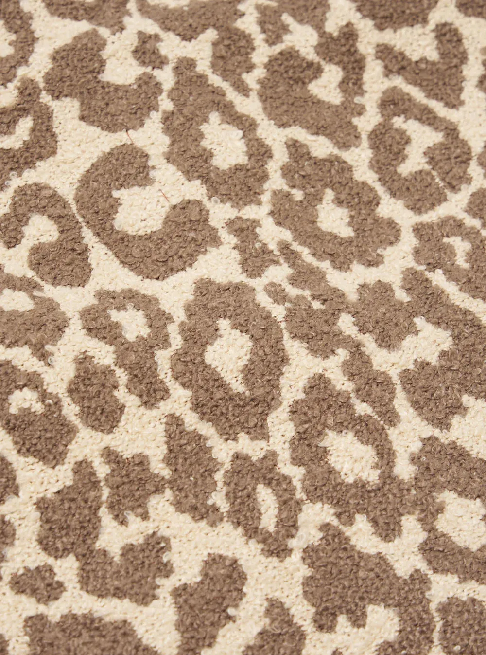 Universal Works Simple Bakers Jacket in Natural Crazy Leopard