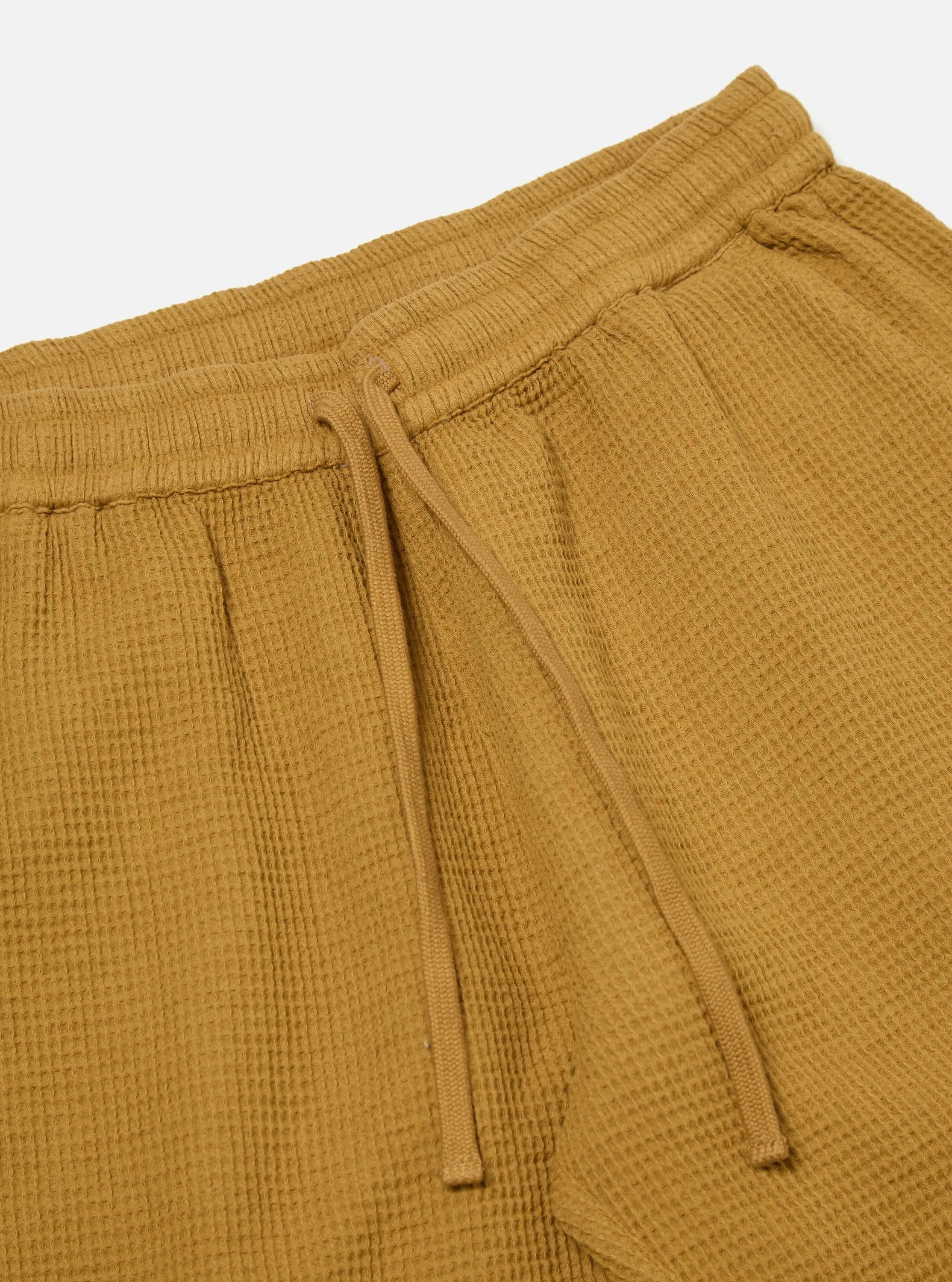 Universal Works Simple Short in Camel Japanese Waffle