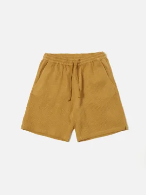 Universal Works Simple Short in Camel Japanese Waffle