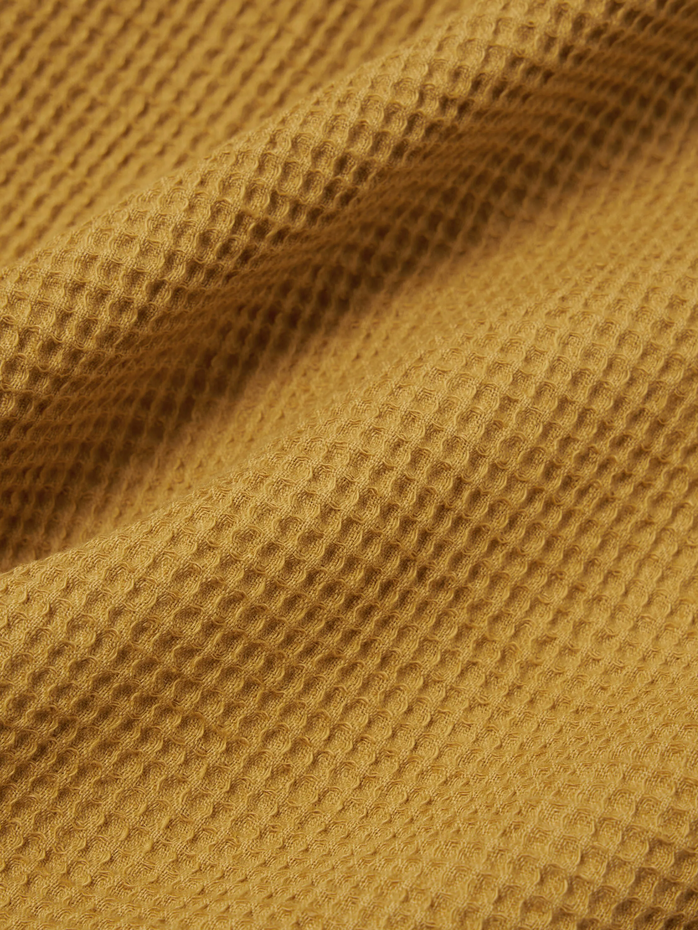 Universal Works Simple Short in Camel Japanese Waffle
