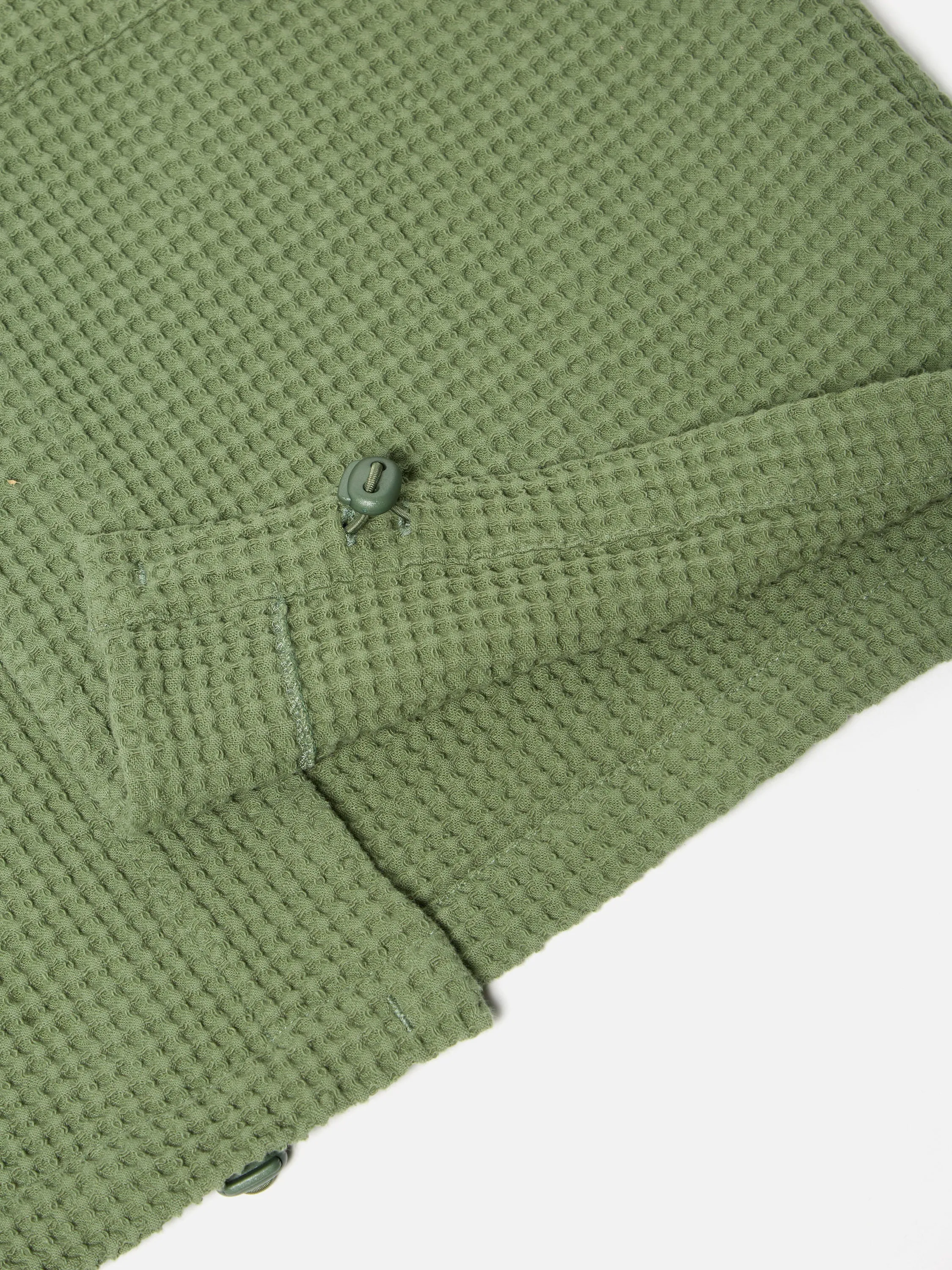 Universal Works Tech Overshirt in Birch Pike Waffle