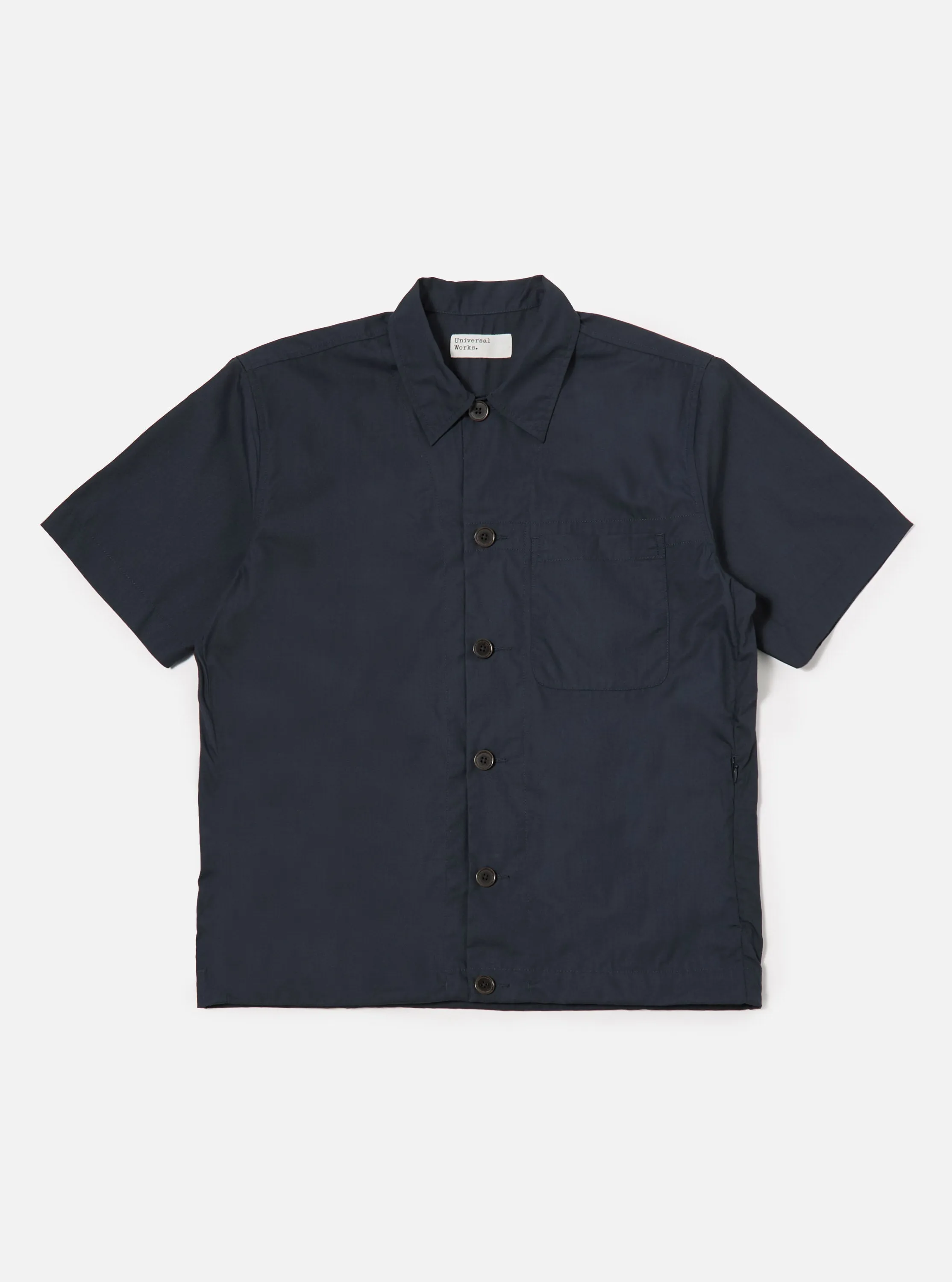 Universal Works Tech Overshirt in Navy Recycled Polytech