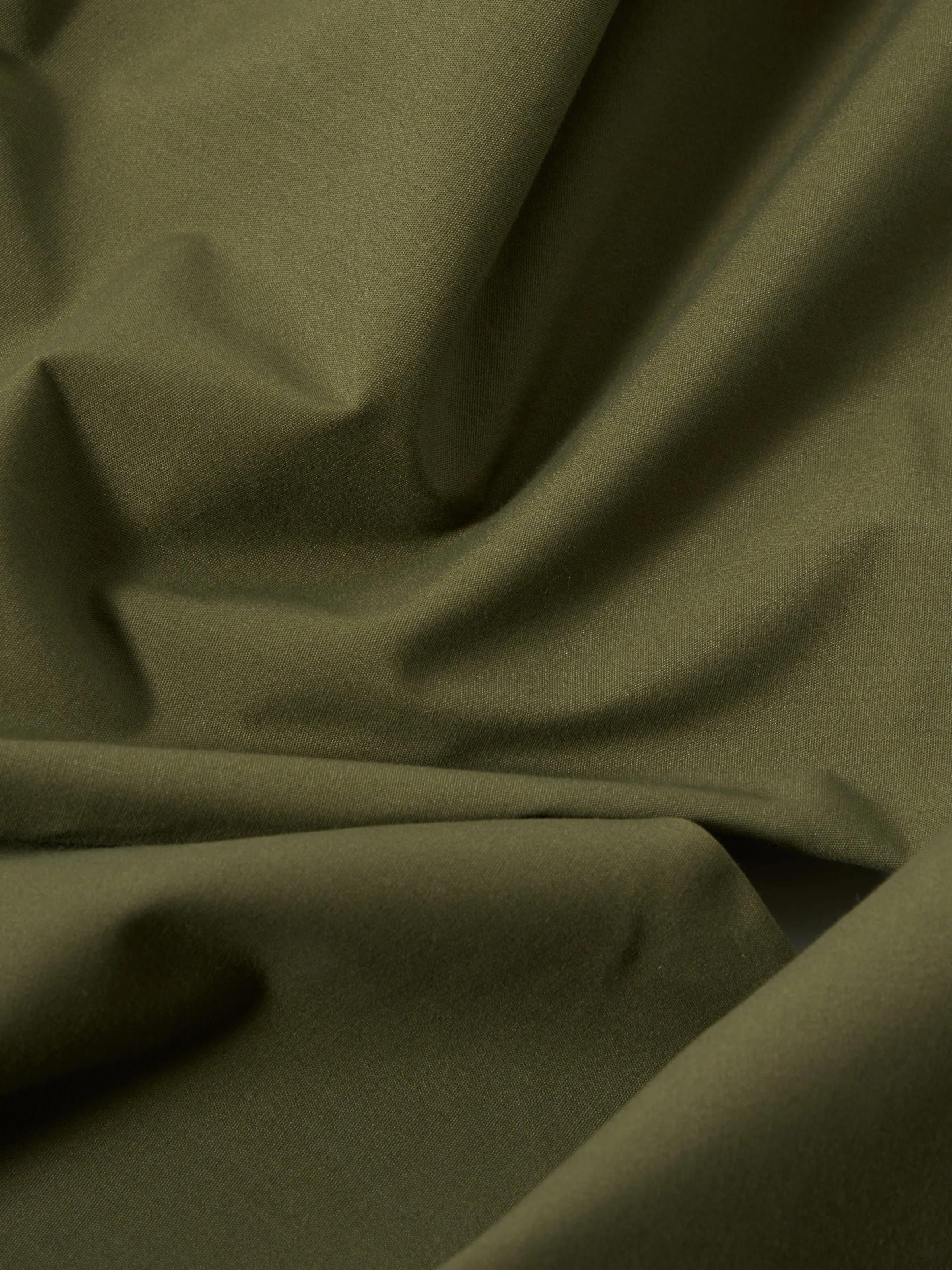 Universal Works Tech Overshirt in Olive Recycled Polytech